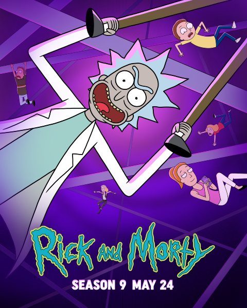 Poster Rick and Morty season 9 (sumber: Adult Swim) Poster Rick and Morty season 9 (sumber: Adult Swim)