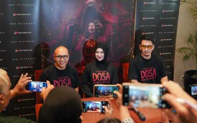 Reza Aditya, Irish Bella, dan Sondang Pratama (sumber: Has Pictures) Reza Aditya, Irish Bella, dan Sondang Pratama (sumber: Has Pictures)