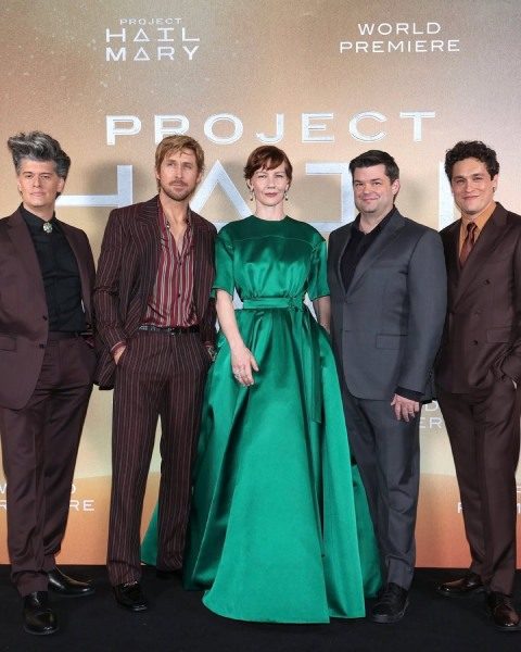 Pemain Project Hail Mary di acara World Premiere di London (sumber: Sony Pictures)