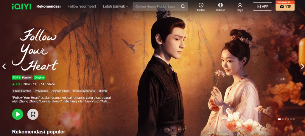Rekomendasi 7 Aplikasi Gratis Nonton Drama China