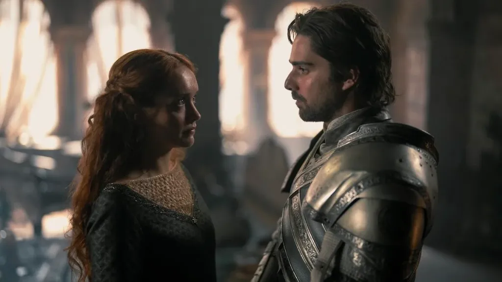Pangeran Jacaerys Velaryon mengunjungi Winterfell