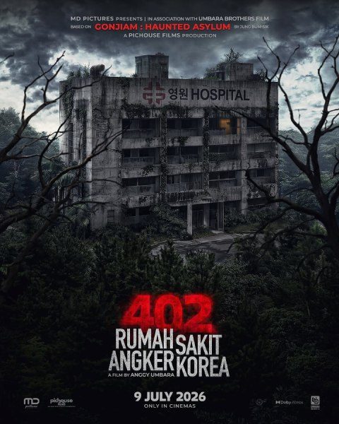 Poster film 402: Rumah Sakit Angker Korea (sumber: MD Pictures)