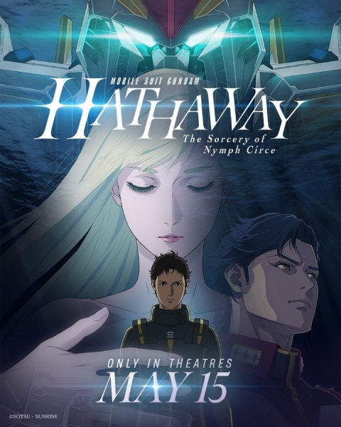Poster film Mobile Suit Gundam Hathaway: The Sorcery of Nymph Circe (sumber: Sotsu/Sunrise) Poster film Mobile Suit Gundam Hathaway: The Sorcery of Nymph Circe (sumber: Sotsu/Sunrise)