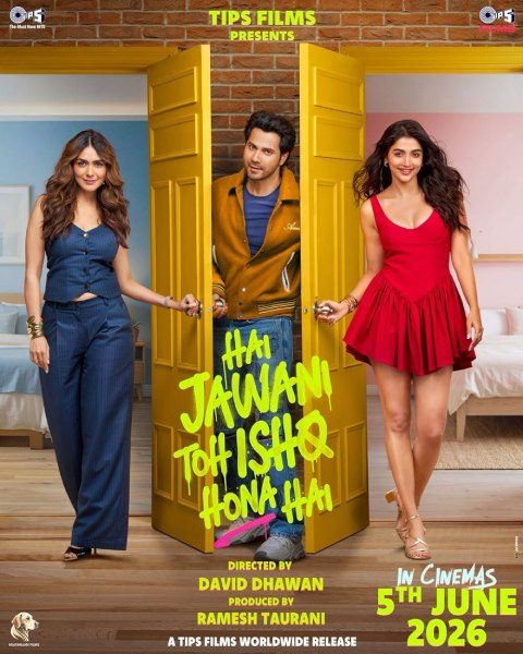 Poster film Hai Jawani Toh Ishq Hona Hai (sumber: Tips Films)
