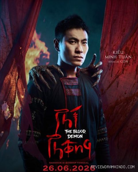 Kieu Minh Tuan ? Pemeran Phi Phong: The Blood Demon (sumber: BlueBell Studios/MockingBird Pictures)
