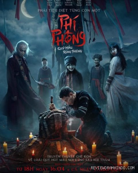Poster film Phi Phong: The Blood Demon (sumber: BlueBell Studios/MockingBird Pictures)