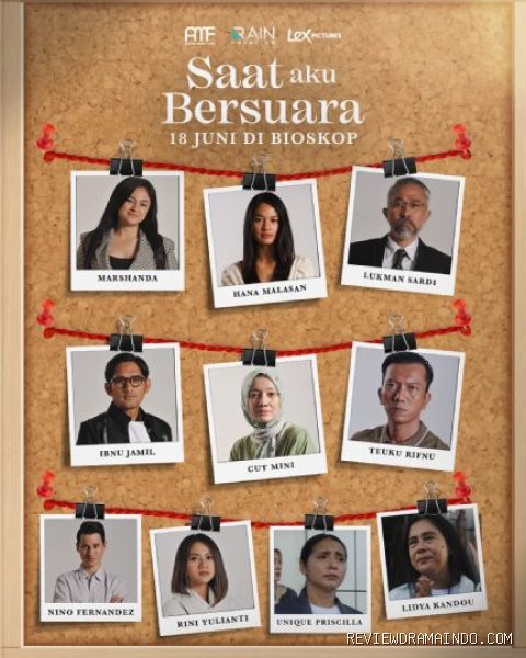 Pemeran Saat Aku Bersuara (sumber: Lex Pictures) Pemeran Saat Aku Bersuara (sumber: Lex Pictures)
