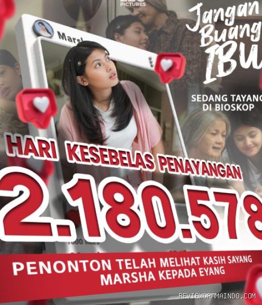 Film Jangan Buang Ibu tembus 2 juta penonton (sumber: Leo Pictures) Film Jangan Buang Ibu tembus 2 juta penonton (sumber: Leo Pictures)