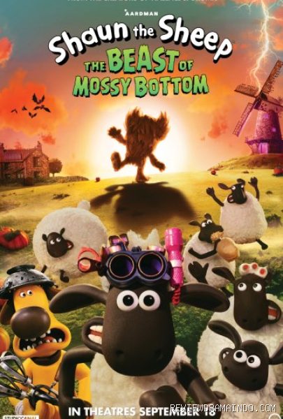 Poster film Shaun the Sheep: The Beast of Mossy Bottom (sumber: Aardman/Sky Cinema/Studio Canal) Poster film Shaun the Sheep: The Beast of Mossy Bottom (sumber: Aardman/Sky Cinema/Studio Canal)