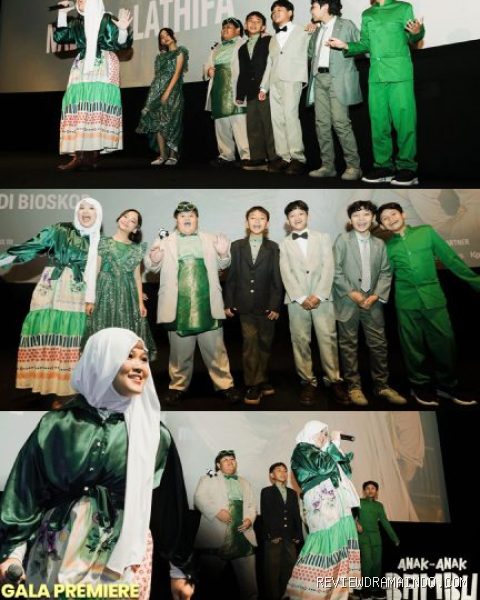 Pemeran Anak-Anak Bambu di Gala Premiere (sumber: Theana Pictures)