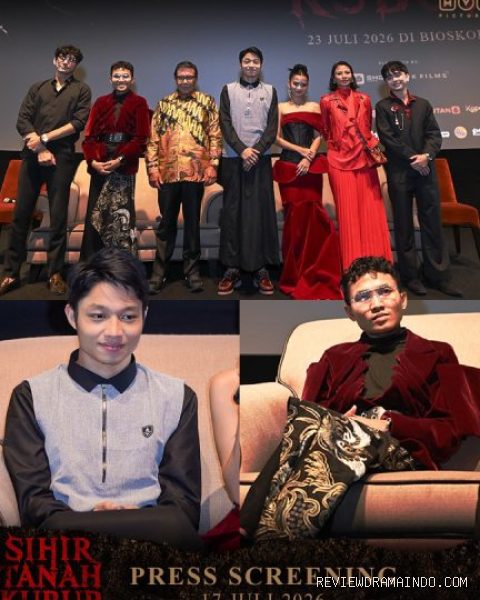 Tim produksi dan Pemeran di acara Press Screening & Press Conference Sihir Tanah Kubur (sumber: MVP Pictures)