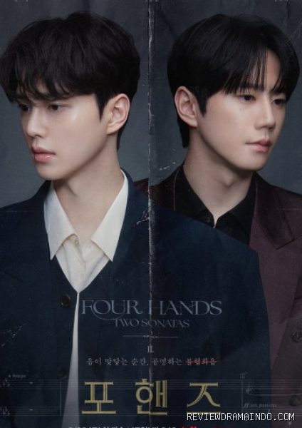 Poster drakor Four Hands, Two Sonatas (sumber: tvN)