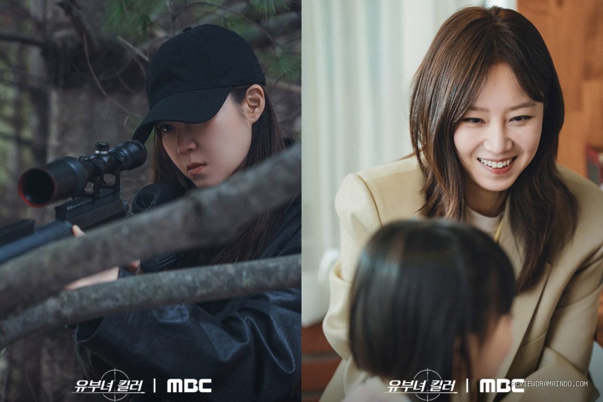 Kong Hyo Jin mode penembak jitu dan jadi ibu (sumber: MBC)